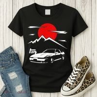 Jdm Car Mk3 Supra Ma70 A70 7mge Women's T-Shirt thumb 3