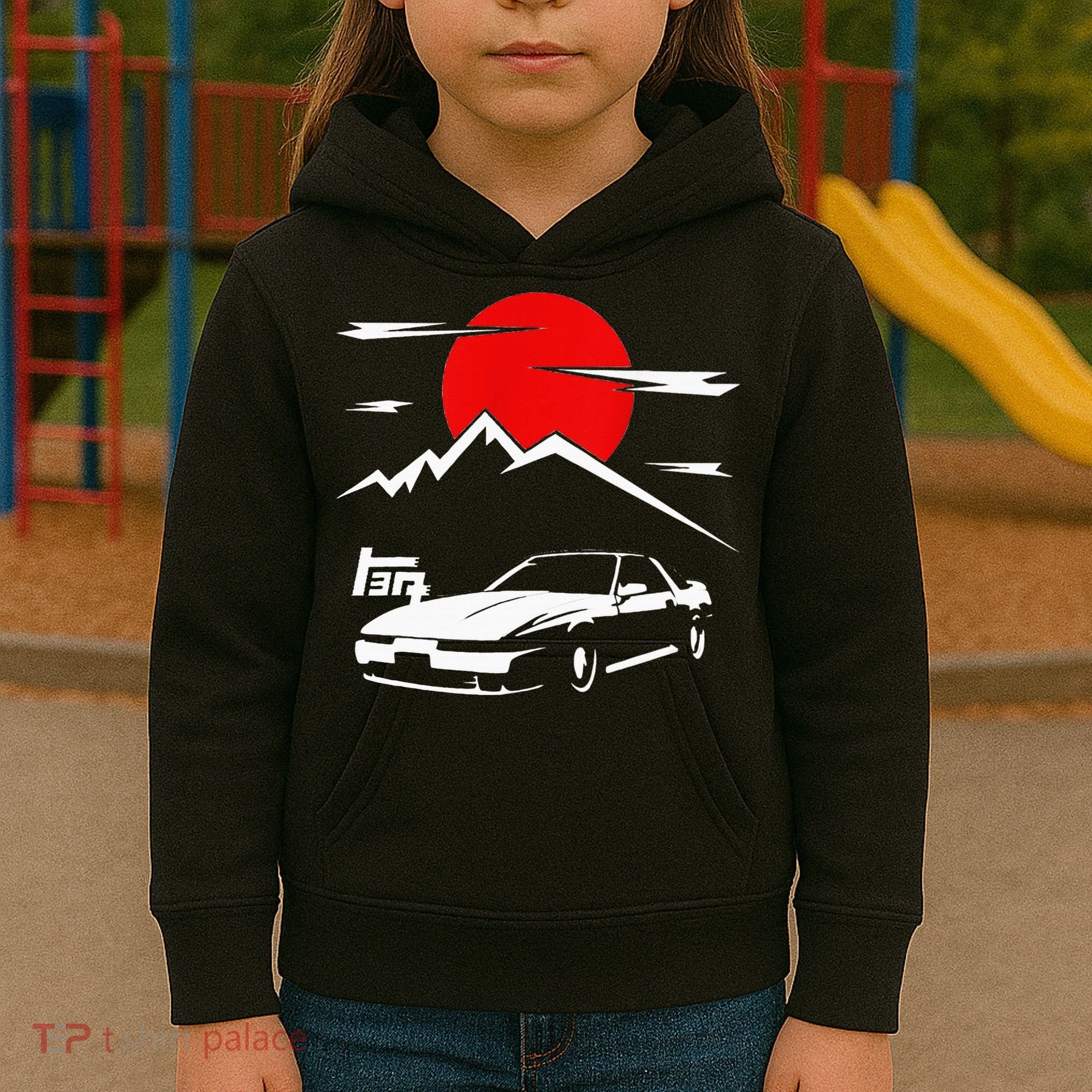 Jdm Car Mk3 Supra Ma70 A70 7mge Kids Hoodie