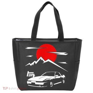 Jdm Car Mk3 Supra Ma70 A70 7mge Tote Bag