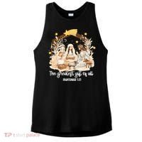 Jesus Christmas Nativity Scene Ladies PosiCharge Tri-Blend Wicking Tank thumb 0