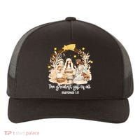 Jesus Christmas Nativity Scene Yupoong Adult 5-Panel Trucker Hat thumb 0
