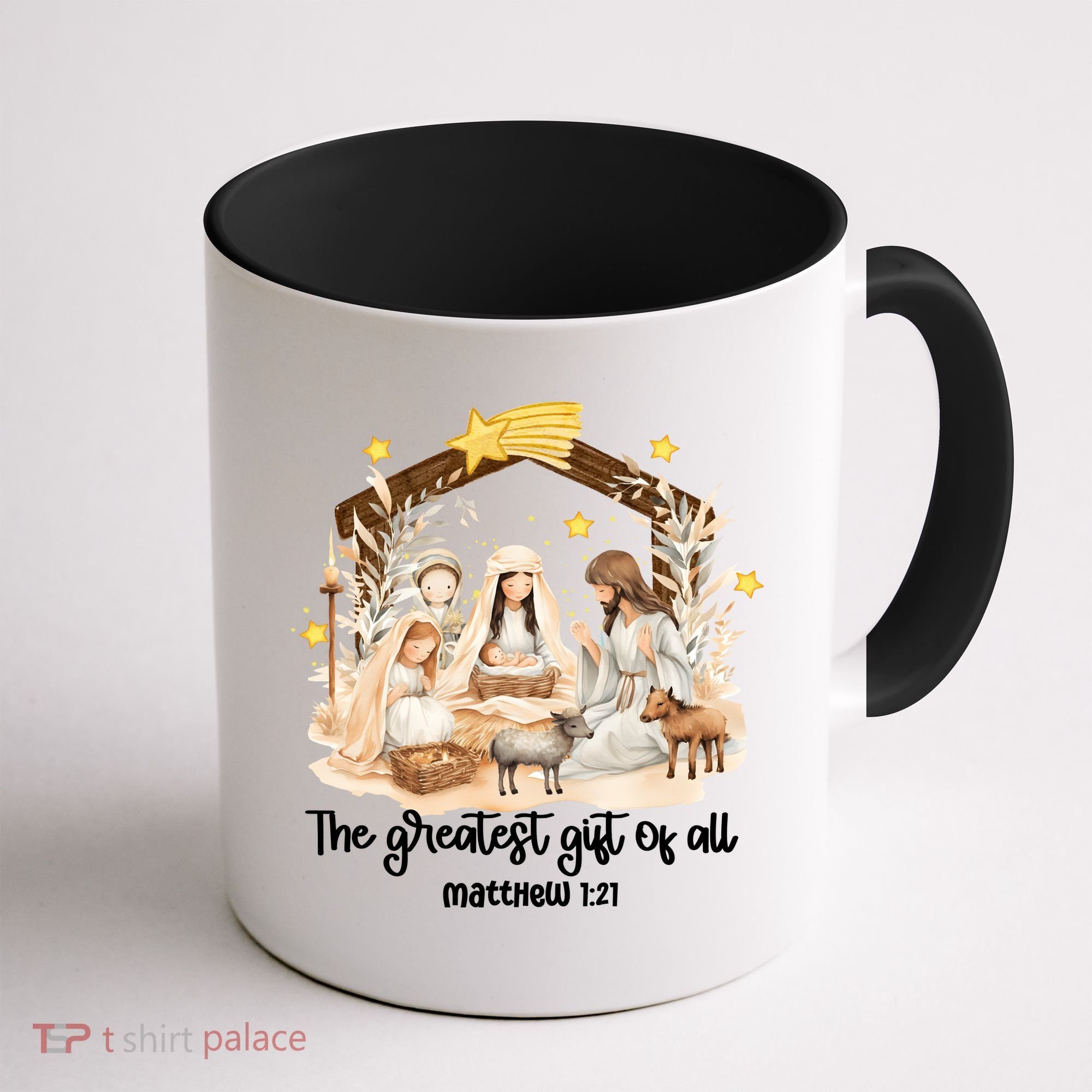 Jesus Christmas Nativity Scene Coffee Mug