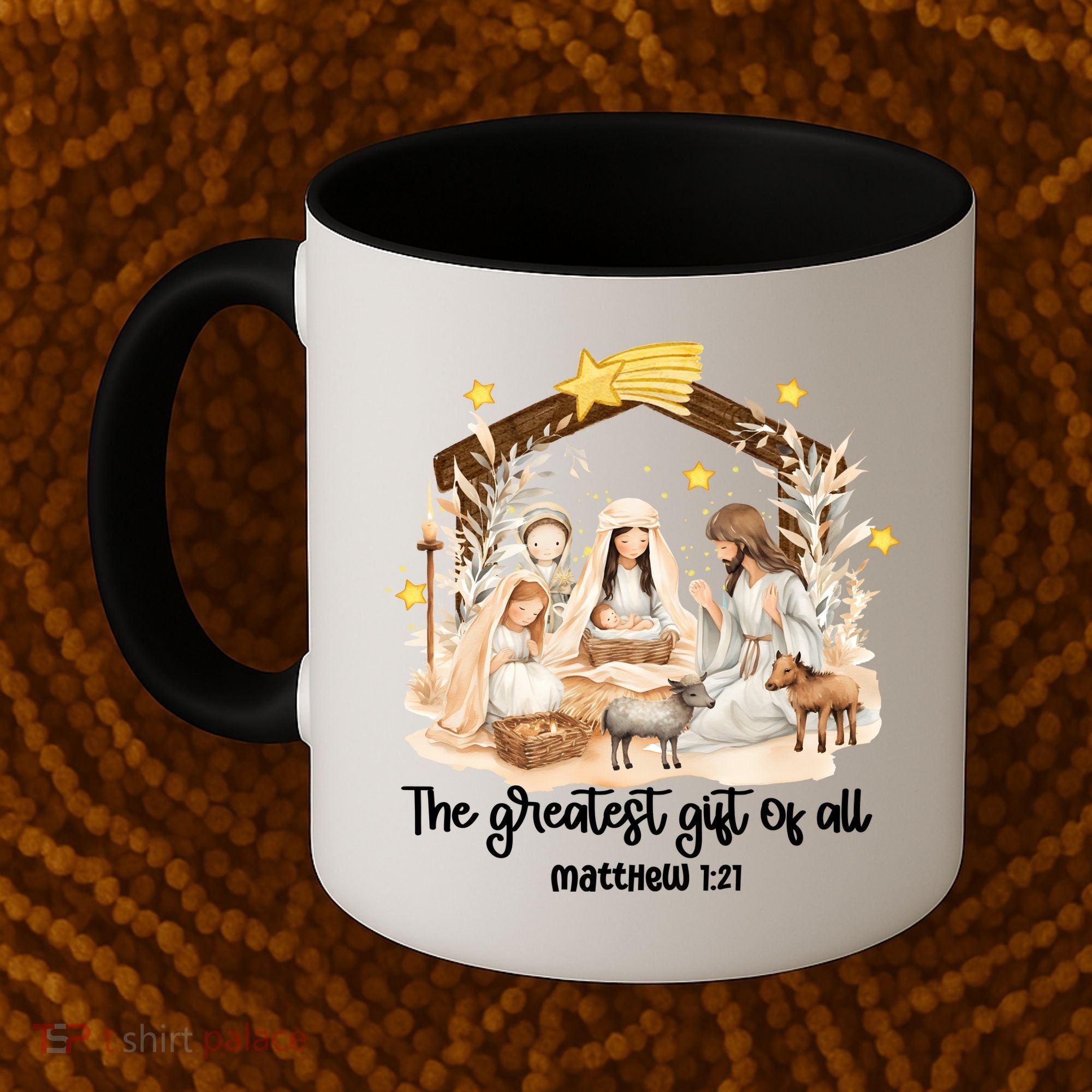 Jesus Christmas Nativity Scene Coffee Mug