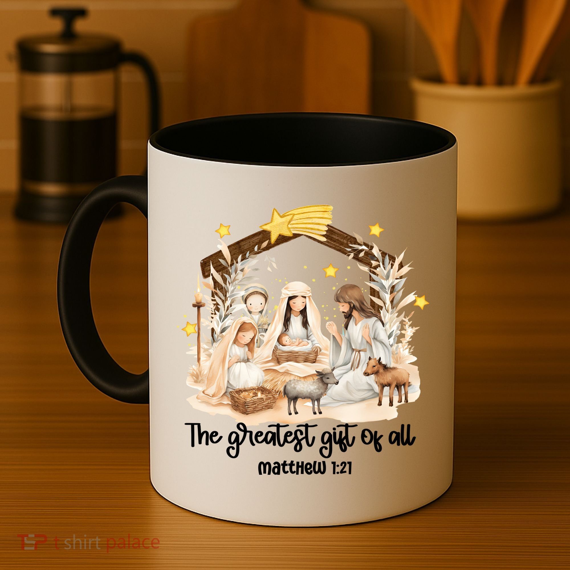 Jesus Christmas Nativity Scene Coffee Mug