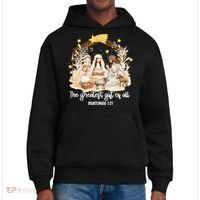 Jesus Christmas Nativity Scene District V.I.T. Heavyweight Hoodie thumb 0