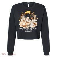 Jesus Christmas Nativity Scene Cropped Pullover Crew thumb 0