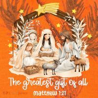 Jesus Christmas Nativity Scene Kati Licensed 12" Camo Cuffed Beanie thumb 2