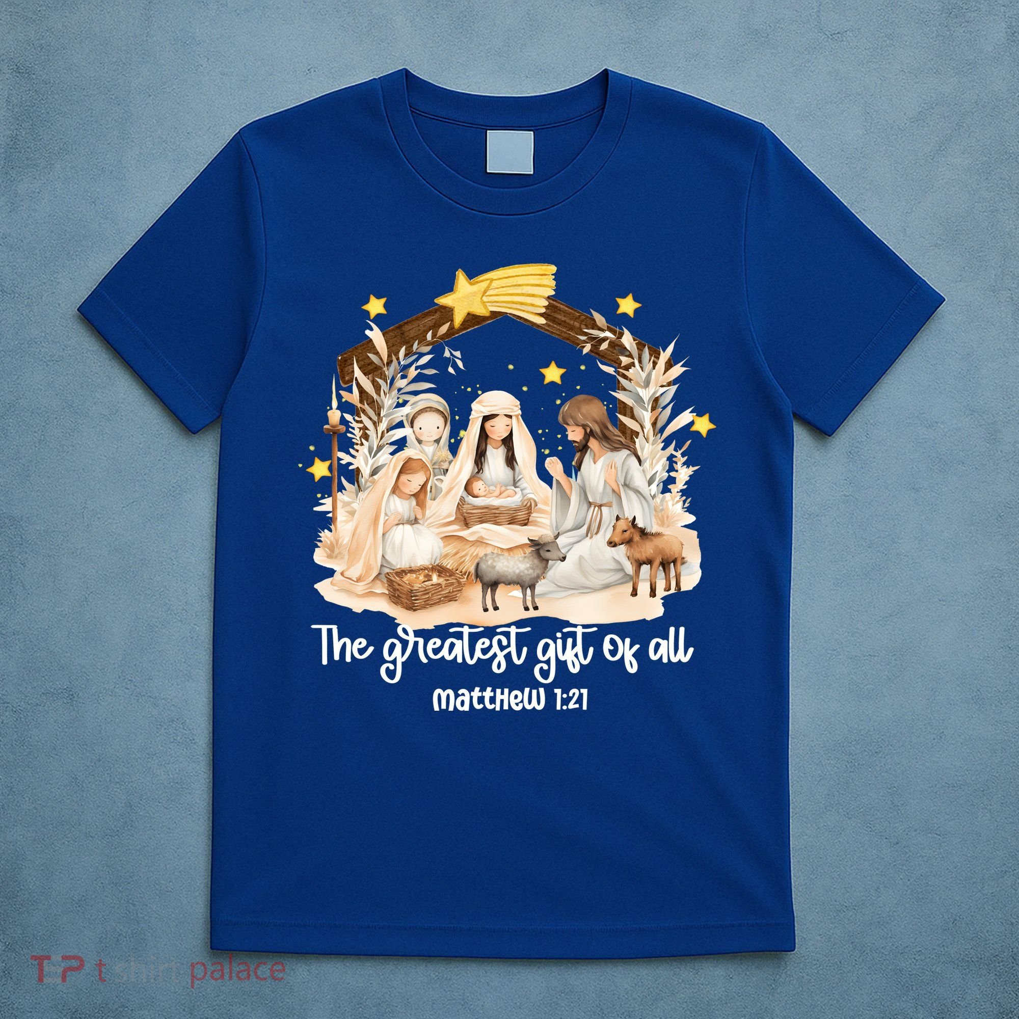 Jesus Christmas Nativity Scene T-Shirt