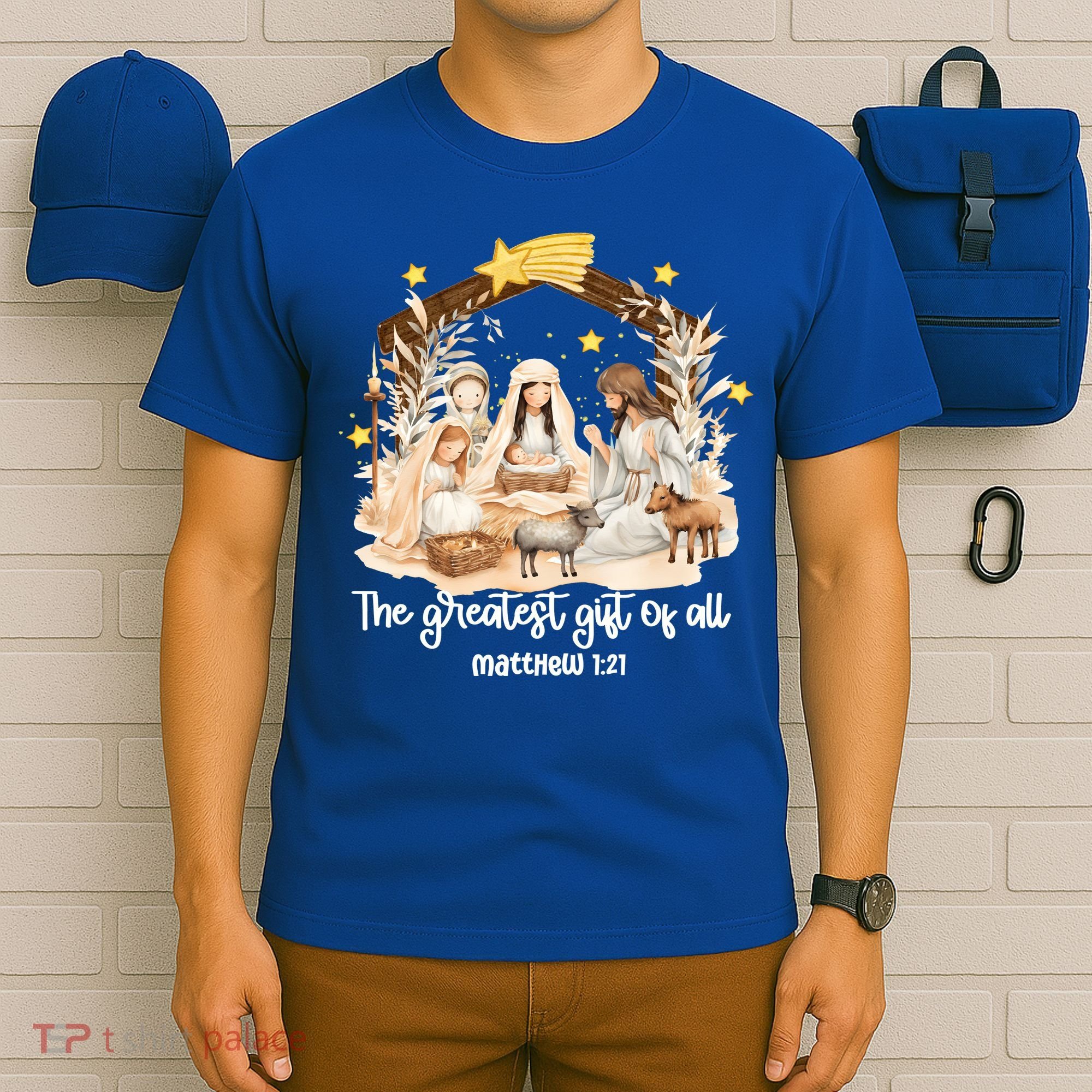 Jesus Christmas Nativity Scene T-Shirt