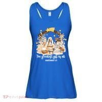 Jesus Christmas Nativity Scene Ladies Essential Flowy Tank thumb 0