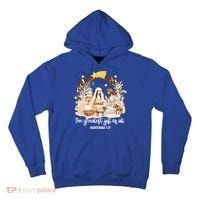 Jesus Christmas Nativity Scene Tall Hoodie thumb 0