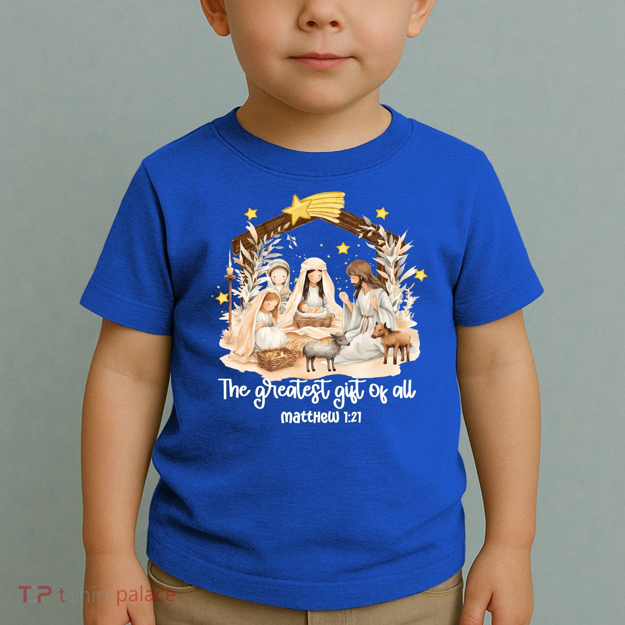 Jesus Christmas Nativity Scene Toddler T-Shirt