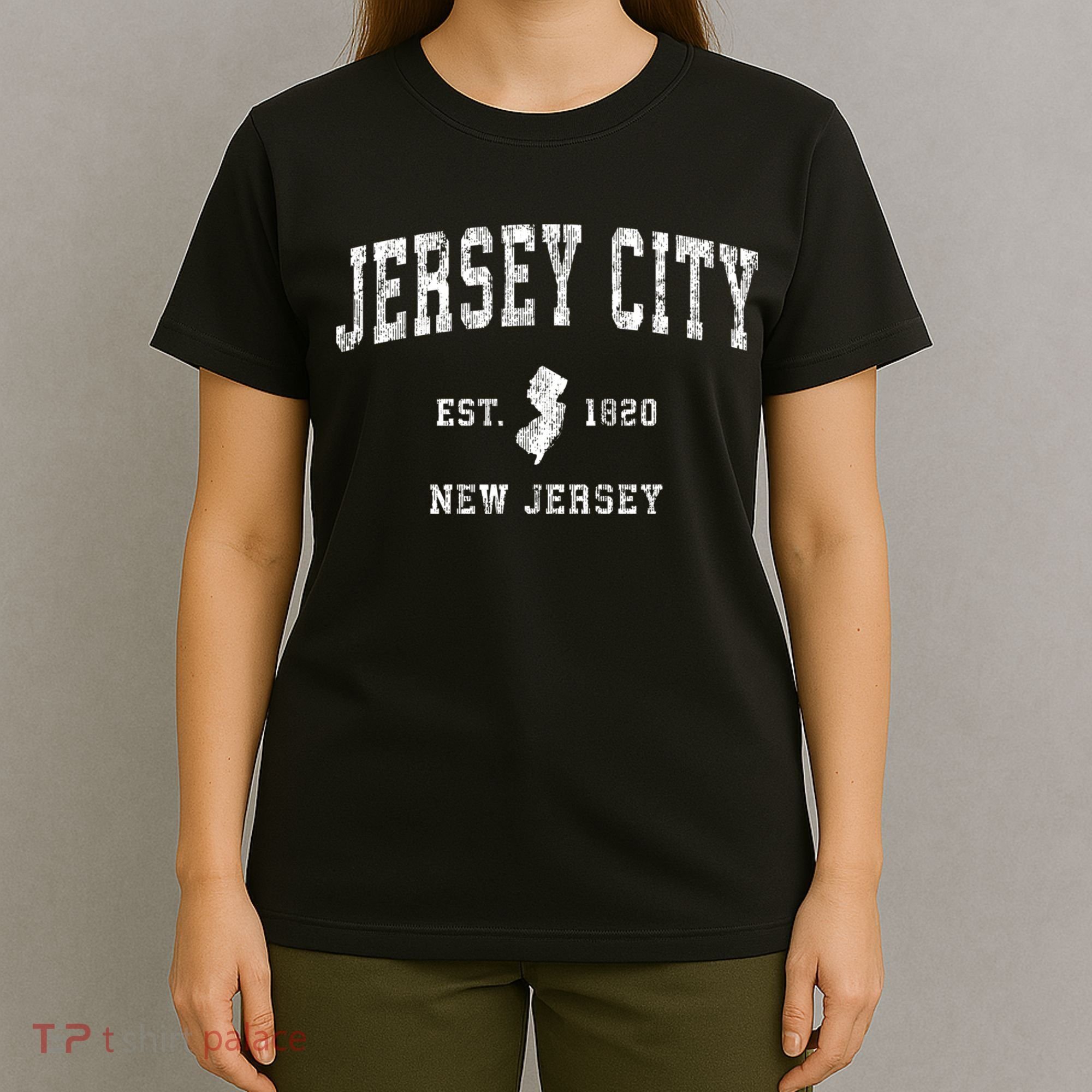 Jersey City New Jersey Nj Vintage Sports T-Shirt