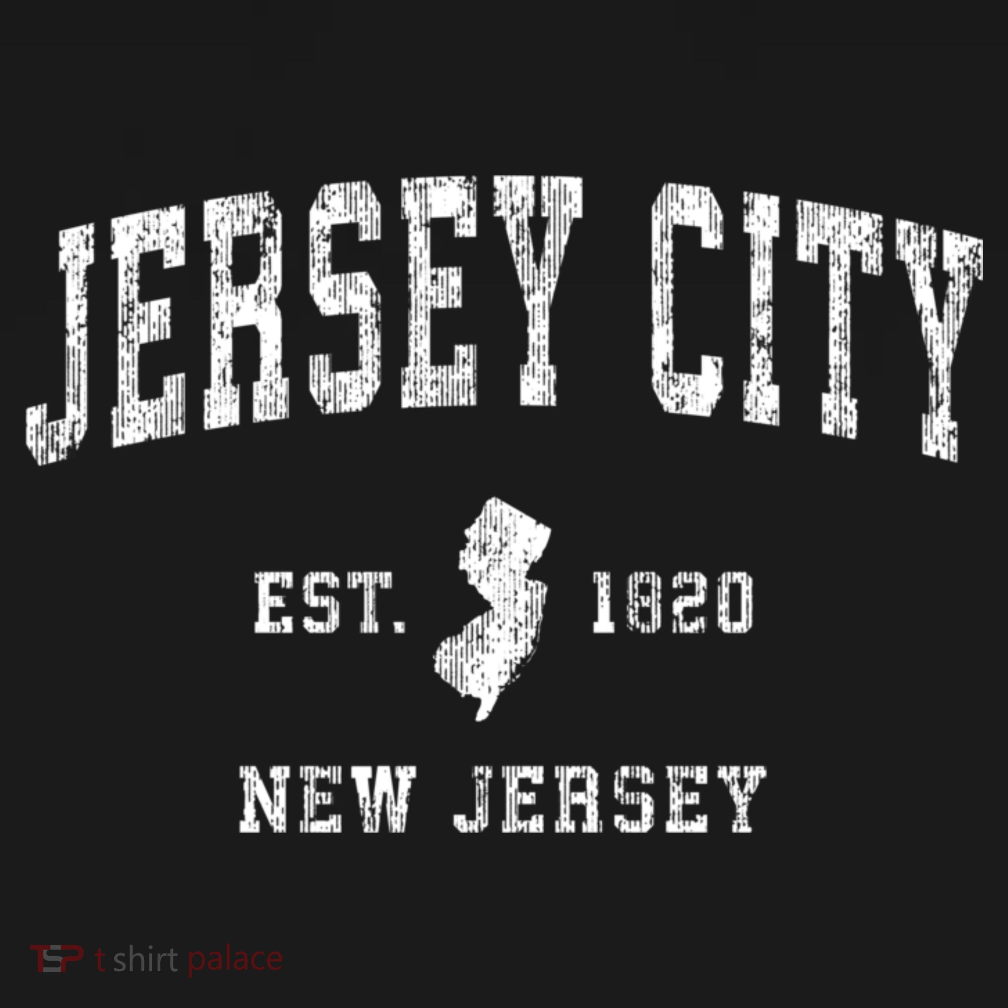 Jersey City New Jersey Nj Vintage Sports T-Shirt