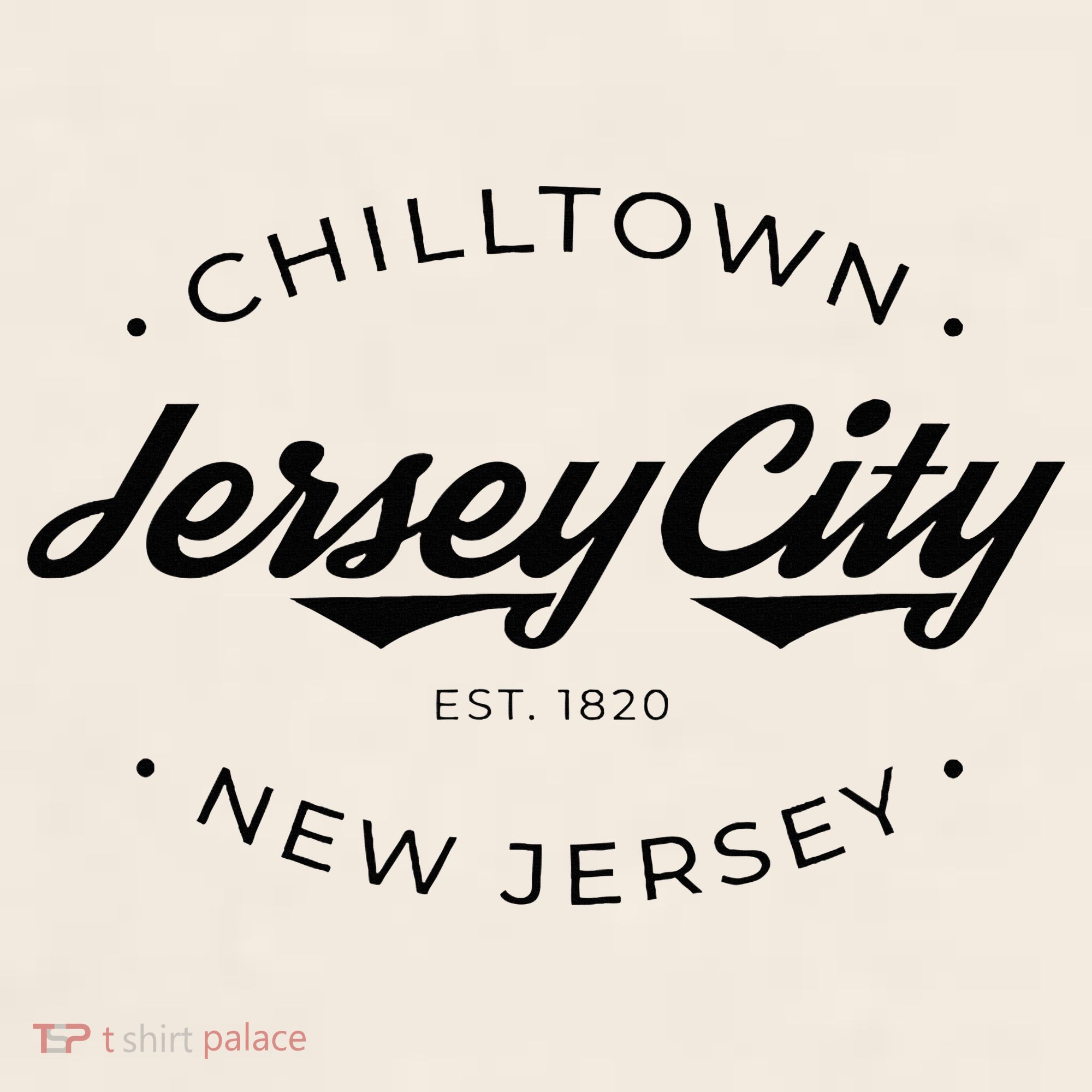 Jersey City New Jersey Chilltown Garment-Dyed Women's Muscle Tee