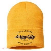 Jersey City New Jersey Chilltown Sustainable Knit Beanie thumb 0