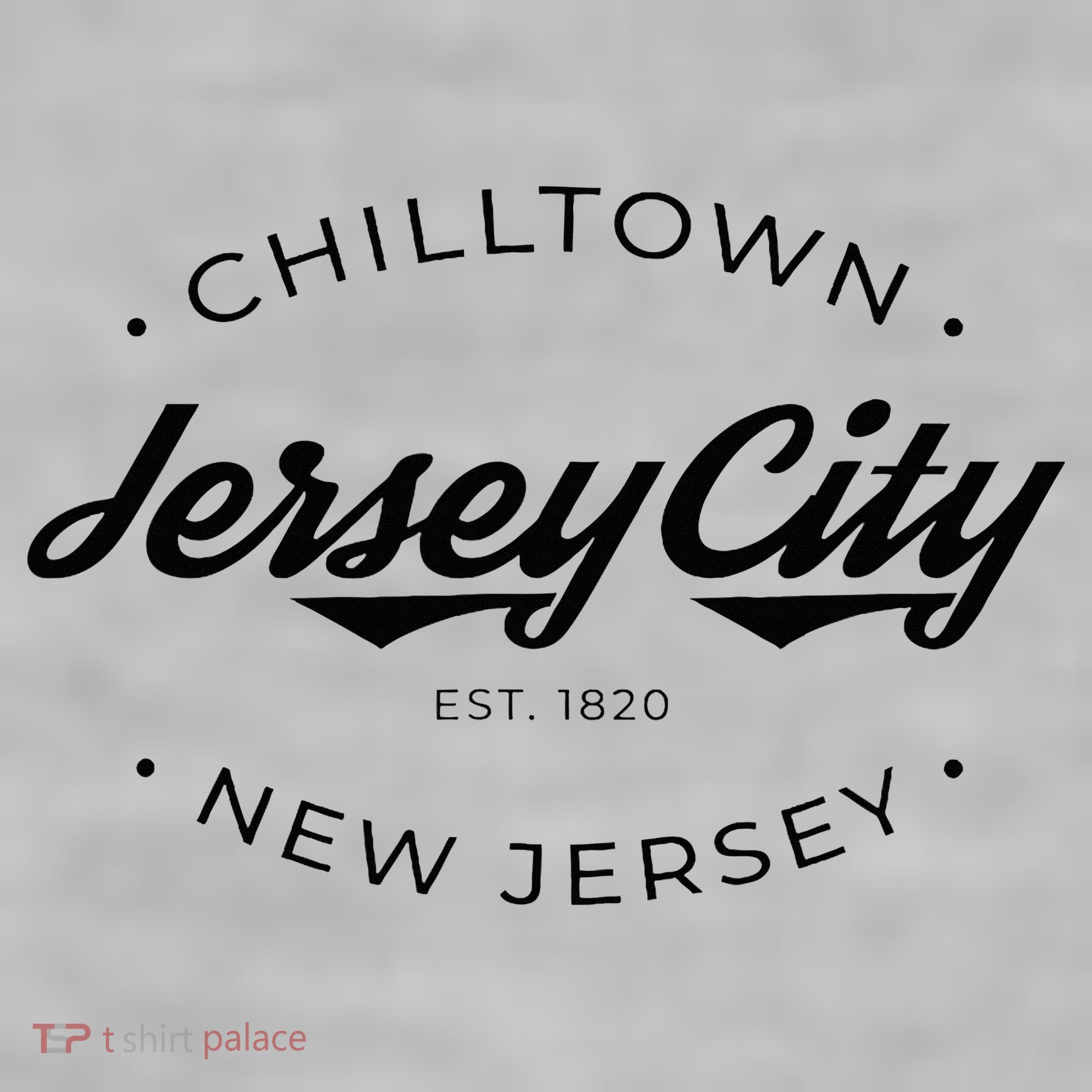 Jersey City New Jersey Chilltown Ladies PosiCharge Tri-Blend Wicking Tank
