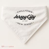 Jersey City New Jersey Chilltown USA-Made Doggie Bandana thumb 0