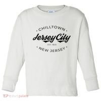 Jersey City New Jersey Chilltown Toddler Long Sleeve Shirt thumb 0
