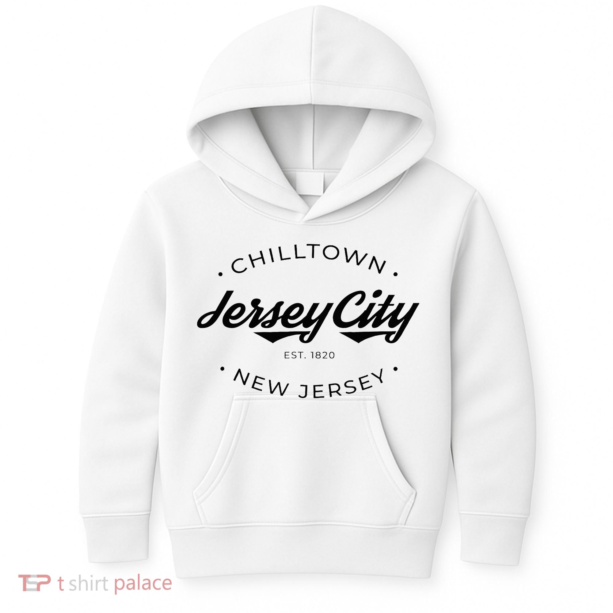 Jersey City New Jersey Chilltown Kids Hoodie