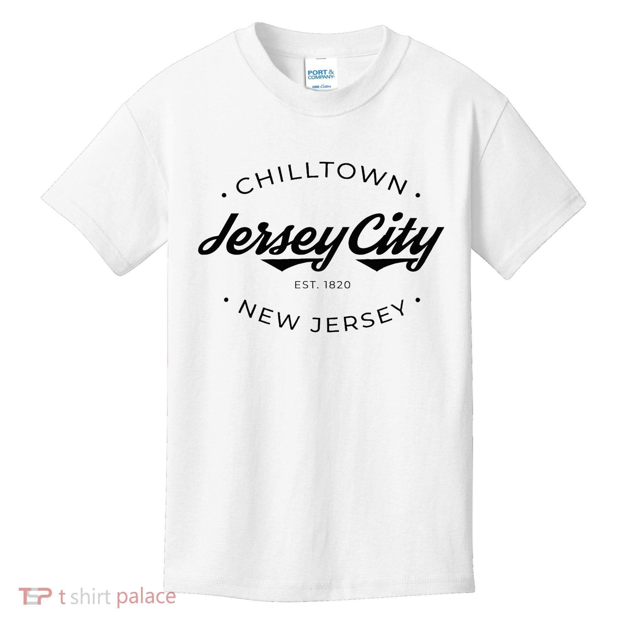 Jersey City New Jersey Chilltown Kids T-Shirt
