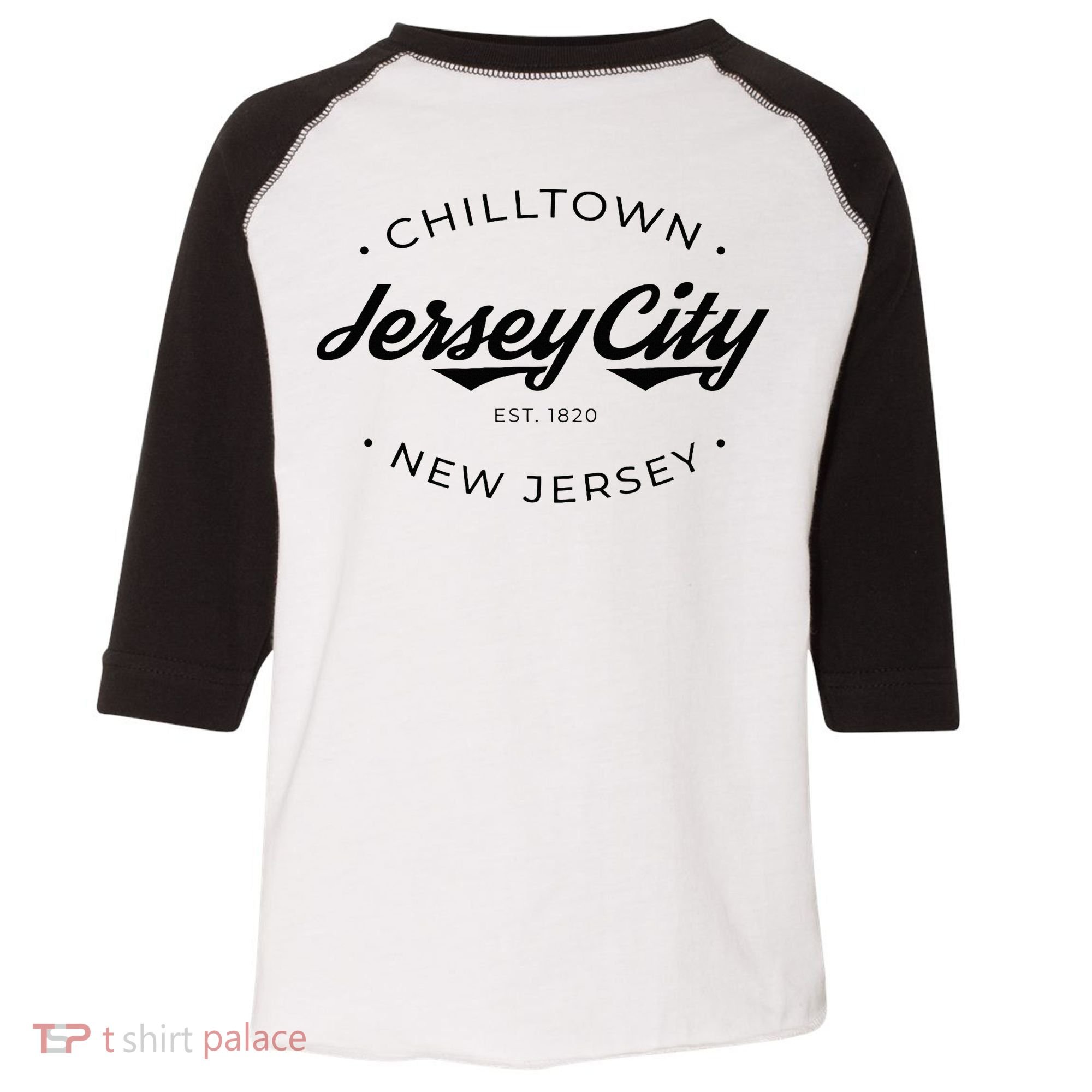 Jersey City New Jersey Chilltown Toddler Fine Jersey T-Shirt