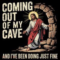 Jesus Coming Out Of My Cave And Ive Been Doing Just Fine Coffee Mug thumb 5