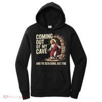 Jesus Coming Out Of My Cave And Ive Been Doing Just Fine Women's Hoodie thumb 0