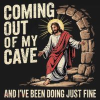 Jesus Coming Out Of My Cave And Ive Been Doing Just Fine Women's Tank Top thumb 5