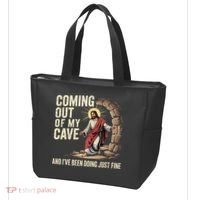Jesus Coming Out Of My Cave And Ive Been Doing Just Fine Tote Bag thumb 3