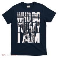Jesus Christ On The Cross Who Do You Say I Am Christian T-Shirt thumb 0