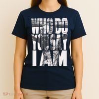 Jesus Christ On The Cross Who Do You Say I Am Christian T-Shirt thumb 4