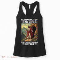Jesus Coming Out Of My Cave And Ive Been Doing Just Fine Women's Tank Top thumb 0