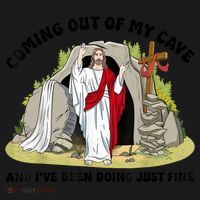 Jesus Coming Out Of My Cave And I’ve Been Doing Just Fine  Toddler Hoodie thumb 2