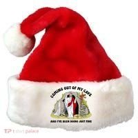 Jesus Coming Out Of My Cave And I’ve Been Doing Just Fine  Santa Hat thumb 0