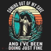 Jesus Coming Out Of My Cave And Ive Been Doing Just Fine Women's Sweatshirt thumb 2