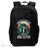 Jesus Coming Out Of My Cave And Ive Been Doing Just Fine Backpack thumb 0