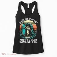 Jesus Coming Out Of My Cave And Ive Been Doing Just Fine Women's Tank Top thumb 0