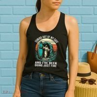 Jesus Coming Out Of My Cave And Ive Been Doing Just Fine Women's Tank Top thumb 2