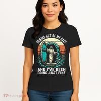 Jesus Coming Out Of My Cave And Ive Been Doing Just Fine Women's T-Shirt thumb 4