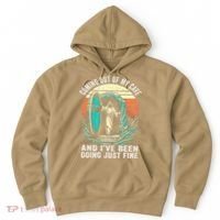 Jesus Coming Out Of My Cave And Ive Been Doing Just Fine Hoodie thumb 0