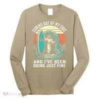 Jesus Coming Out Of My Cave And Ive Been Doing Just Fine Long Sleeve Shirt thumb 0
