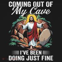 Jesus Coming Out Of My Cave And Ive Been Doing Just Fine Visor thumb 3