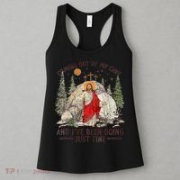 Jesus Coming Out Of My Cave And Ive Been Doing Just Fine Women's Tank Top thumb 3