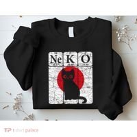 Japanese Cat Periodic Table Elements Kawaii Neko Japanese Sweatshirt thumb 2