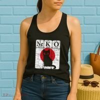 Japanese Cat Periodic Table Elements Kawaii Neko Japanese Women's Tank Top thumb 2