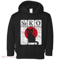 Japanese Cat Periodic Table Elements Kawaii Neko Japanese Toddler Hoodie thumb 0
