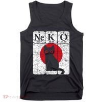 Japanese Cat Periodic Table Elements Kawaii Neko Japanese Tank Top thumb 0