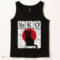 Japanese Cat Periodic Table Elements Kawaii Neko Japanese Tank Top thumb 2