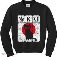 Japanese Cat Periodic Table Elements Kawaii Neko Japanese Kids Sweatshirt thumb 0